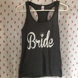 Racerback "Bride" shirt